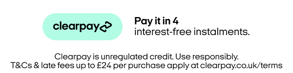 Clearpay. Pay it in 4 interest free installments